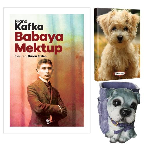 Babaya Mektup - Franz Kafka ve Dekoratif Köpek Kalemlik - Neşeli Yüz Planlama Defteri