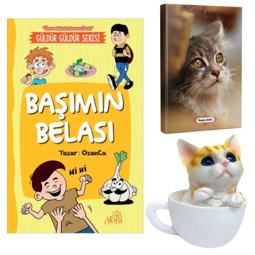 Başımın Belası - Mini Kedi Planlama Defteri ve Fincanda Kedi Kumbara