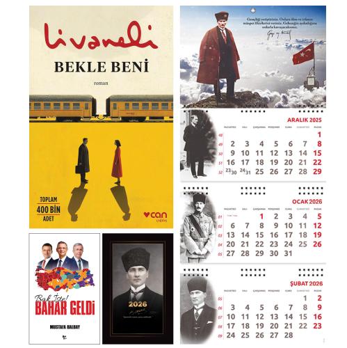 Bekle Beni ve Bak İşte bahar Geldi - Kalpaklı Ajanda - Sakarya Duvar Takvimi