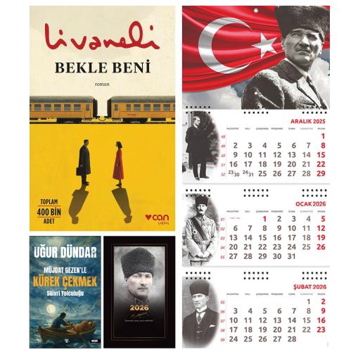 Bekle Beni ve Müjdate Gezenle Kürek Çekmek - Komutan Ajanda - Ayyıldız Duvar Takvimi