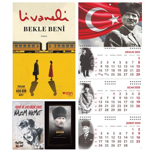 Bekle Beni ve Nazım Hikmet - Komutan Ajanda - Ayyıldız Duvar Takvimi