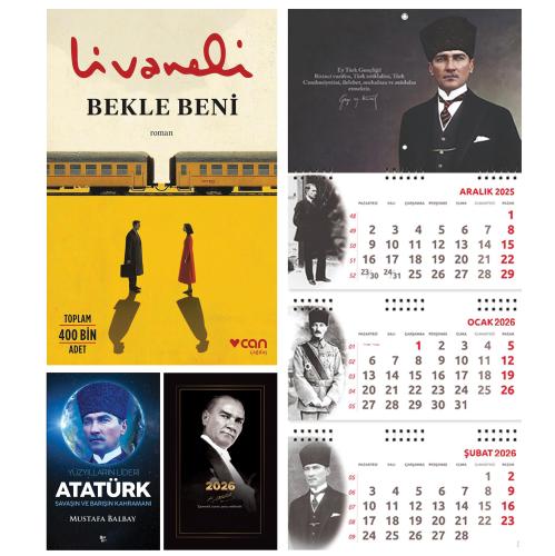 Bekle Beni ve Yüzyılların Lideri Atatürk - Gazi Paşa Ajanda - Gazi Duvar Takvimi