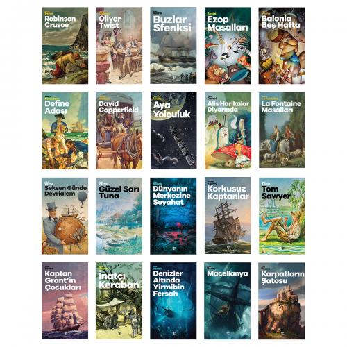 Zeka Geliştirici Çocuk Klasikleri Seti - 18 Kitap - Halkkitabevi