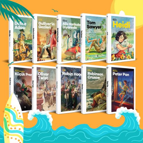 Tatil Kitapları - 10lu Dünya Çocuk Klasikleri