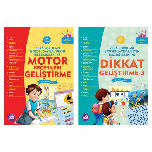 Çocuklar İçin Zeka Oyunları 2 Kitap Bir Arada 1