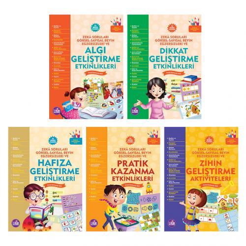 Çocuklar İçin Zeka Oyunları 5 Kitap Bir Arada 2