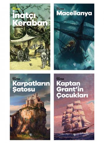 Çok Okunan Jules Verne Seti - 4 Kitap