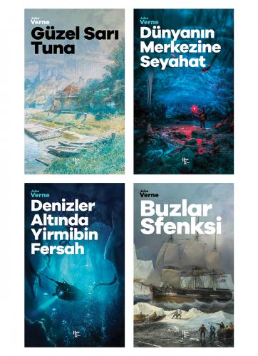 Çok Sevilen Jules Verne Seti - 4 Kitap - Halkkitabevi