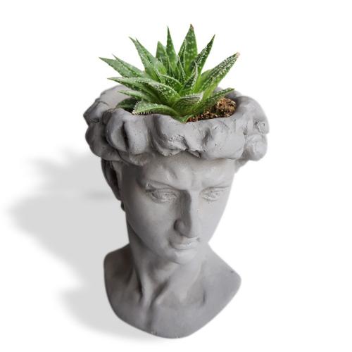 Davut Heykeli Beton Saksı - Halkkitabevi