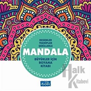 Desenler Tezhipler Şekillerle Mandala - Turkuaz Kitap