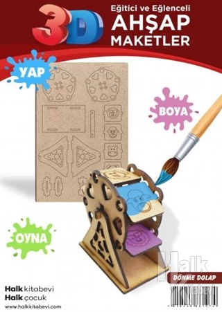 Dönme Dolap Ahşap Maket - Halkkitabevi