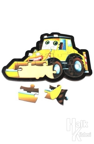 Dozer Ahşap Puzzle 14 Parça