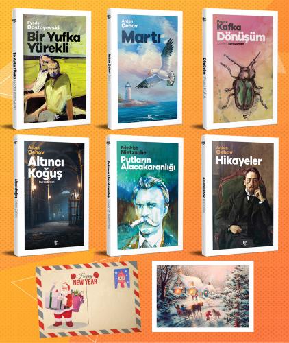 Dünya Klasikleri Altılı Set - 4 ve Kartpostal - Halkkitabevi
