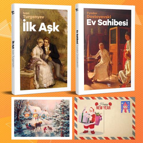 Dünya Klasikleri İkili Set - İlk Aşk - Ev Sahibesi ve Kartpostal