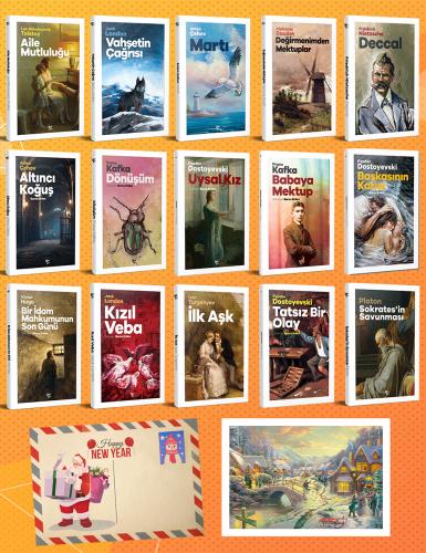 Dünya Klasikleri Onbeşli Set - 3 ve Kartpostal - Halkkitabevi