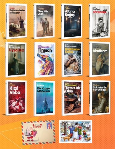 Dünya Klasikleri Onikili Set - 2 ve Kartpostal - Halkkitabevi