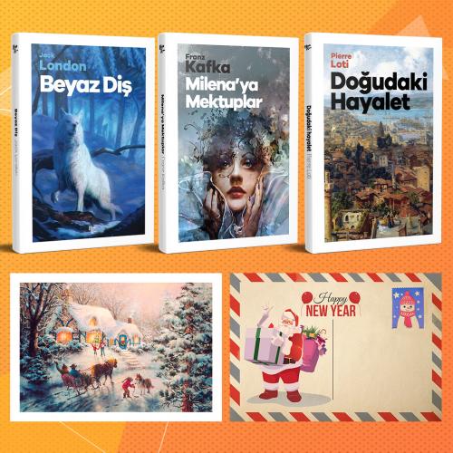 Dünya Klasikleri Üçlü Set - Beyaz Diş - Milenaya Mektuplar - Doğudaki Hayalet ve Kartpostal