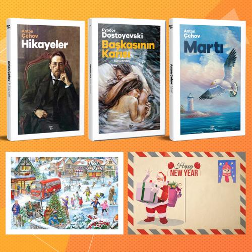 Dünya Klasikleri Üçlü Set - Hikayeler - Başkasının Karısı - Martı ve Kartpostal