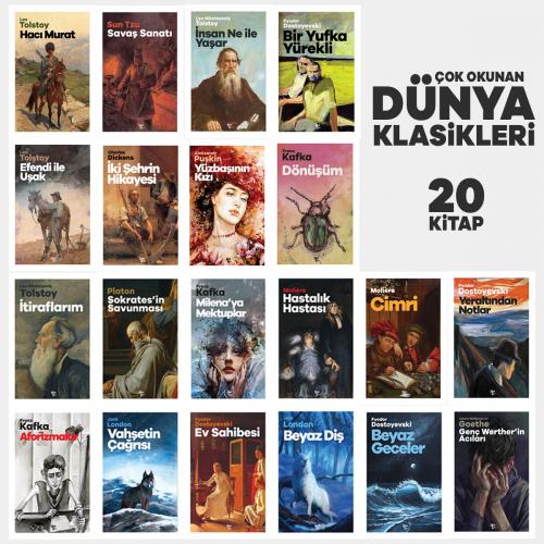 Çok Okunan Dünya Klasikleri Seti - 20 Kitap