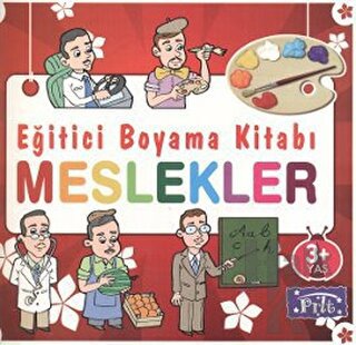 Eğitici Boyama Kitabı - Meslekler