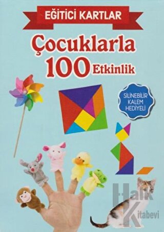 Eğitici Kartlar - Çocuklarla 100 Etkinlik - Halkkitabevi