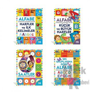 Eğlenceli Alfabe Seti (4 Kitap Takım) - Halkkitabevi