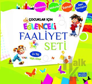 Eğlenceli Faaliyet Seti Yeşil Kitap - 3 Yaş Üzeri