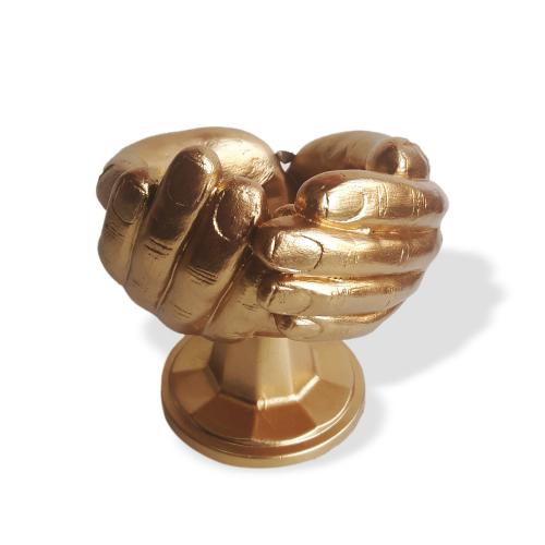 El Desenli Beton Telefon Standı Altın - Halkkitabevi