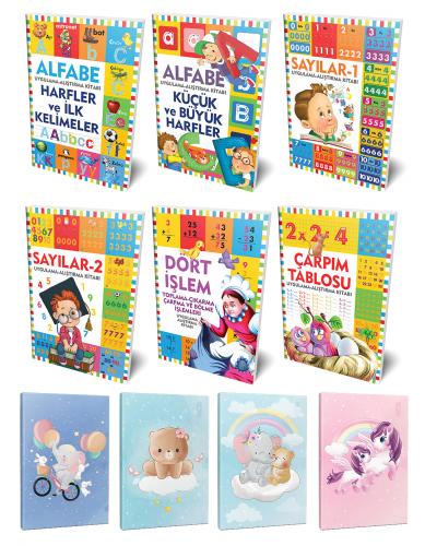 Etkinlik Kitapları 6lı Kitap Seti ve 4 Defter -6