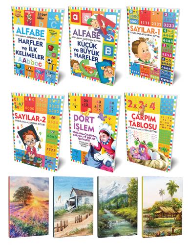 Etkinlik Kitapları 6lı Kitap Seti ve 4 Defter