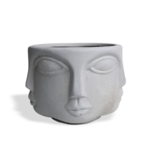 Faced Beton Saksı, Küçük Boy - Halkkitabevi