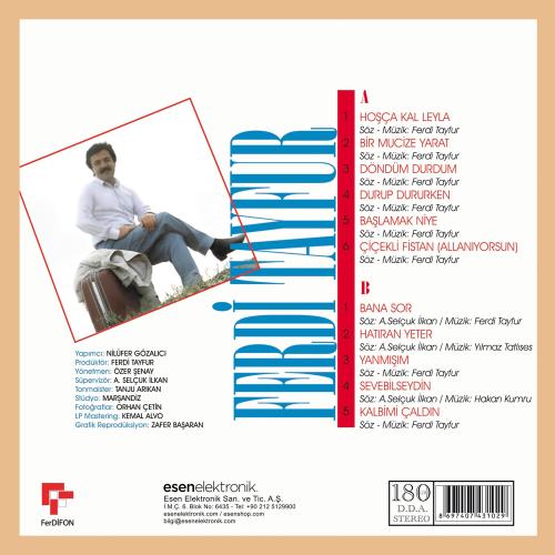 Ferdi Tayfur - Hoşça Kal (Plak) - Halkkitabevi Ferdi Tayfur - Hoşça Kal (Plak) - Halkkitabevi