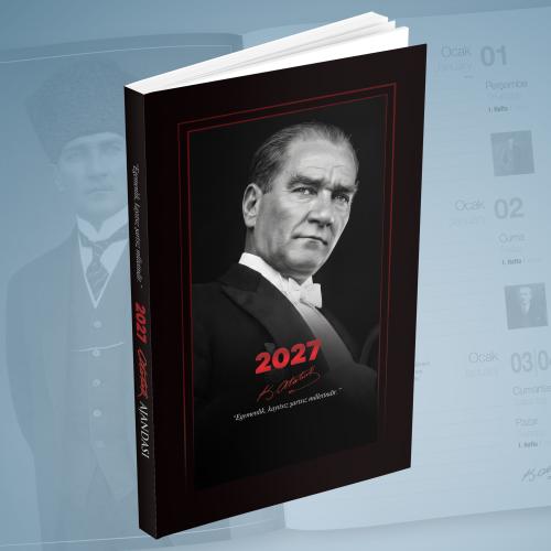 Gazi Paşa 2027 Atatürk Ajandası - Halkkitabevi