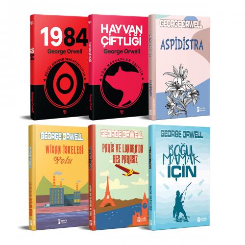 George Orwell Ölümsüz Eserleri - 6 Kitap - Halkkitabevi