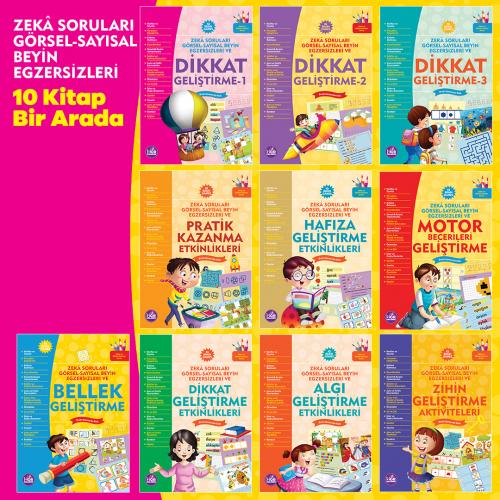 Görsel Saysal Beyin Egzersizleri 10 Kitap Bir Arada