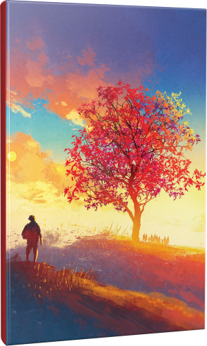 Günbatımı - Manzara Temalı 64 Sayfa Çizgili Okul Defteri