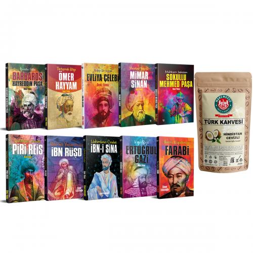 Müslüman Bilim Öncüleri&Hindistan Cevizli Türk Kahvesi Seti - Halkkita