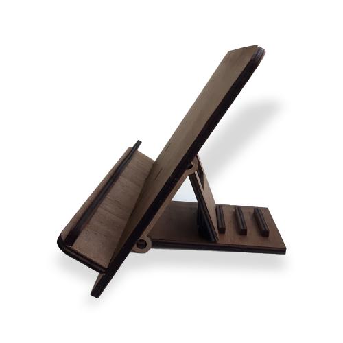 Ahşap Kitap Okuma ve Tablet Standı "Katlanabilir" - Halkkitabevi