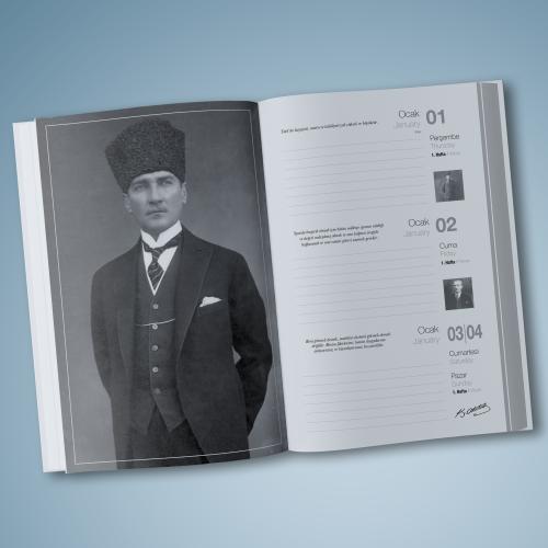 Kalpaklı 2027 Atatürk Ajandası - Halkkitabevi Kalpaklı 2027 Atatürk Ajandası - Halkkitabevi
