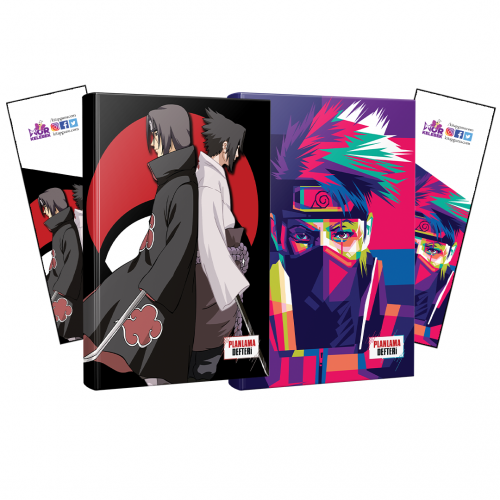 İkili Sasuke-Itachi-Naruto Defter ve Ayraç - Halkkitabevi