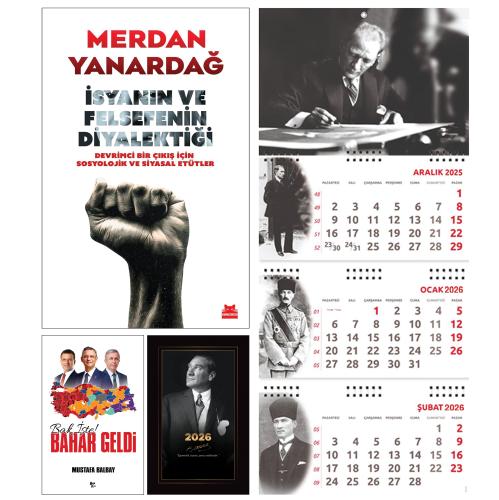 İsyanın ve Felsefenin Diyalektiği ve Bak İşte bahar Geldi - İstikbal Ajanda - İmza Duvar Takvimi