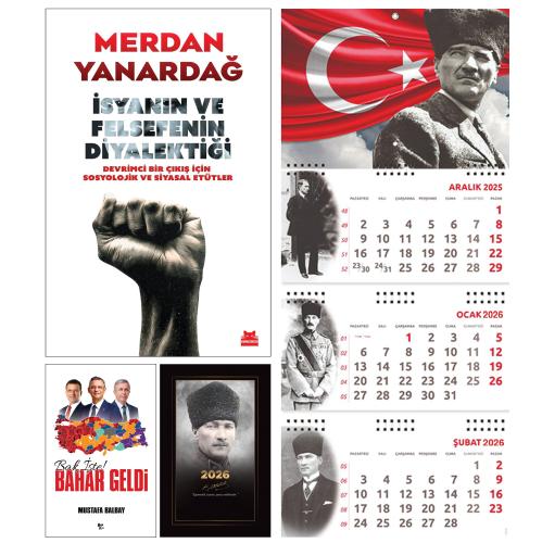 İsyanın ve Felsefenin Diyalektiği ve Bak İşte bahar Geldi - Komutan Ajanda - Ayyıldız Duvar Takvimi