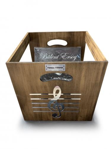 Ahşap Long Play Kutusu - Halkkitabevi