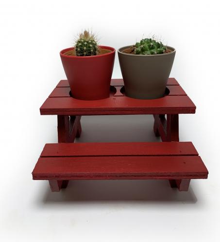 Lora Dekoratif Kırmızı Bank Kaktüslük - Halkkitabevi