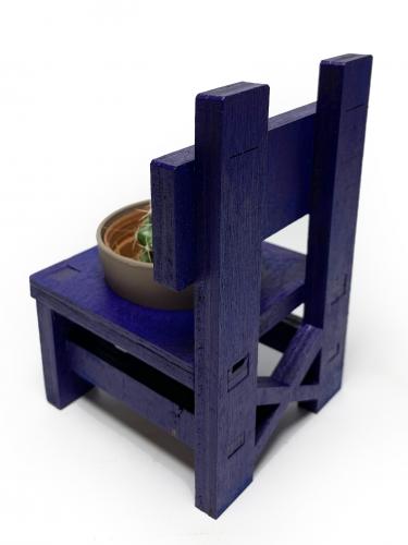 Lora Sandalye Parlament Mavisi Çiçeklik - Halkkitabevi