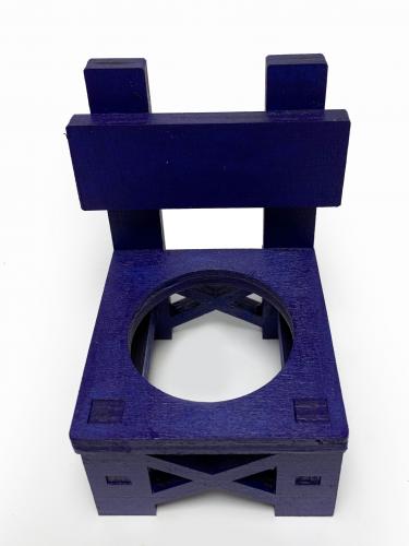 Lora Sandalye Parlament Mavisi Çiçeklik - Halkkitabevi