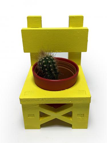 Lora Sandalye Sarı Çiçeklik