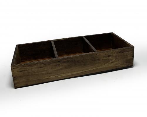 3 Göz Ahşap Çiçeklik - Halkkitabevi