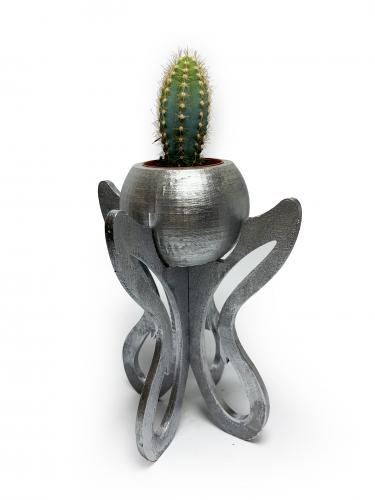 Marta Ayaklı Beton Saksı - Seri 3 - Halkkitabevi