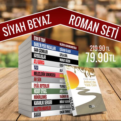 Siyah Beyaz Roman Seti - Halkkitabevi